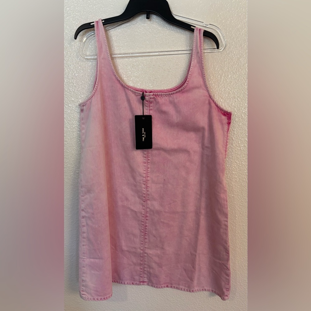 RAG & BONE Kimmie Shift Dress in Pink Acid NWT - Picture 4 of 9